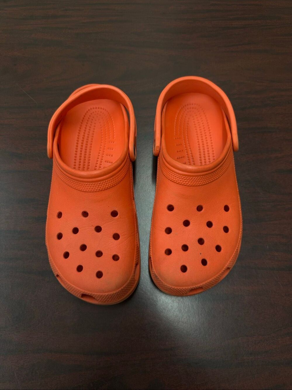 Crocs Orange-Red Colored Mens Size 10- Womens 12